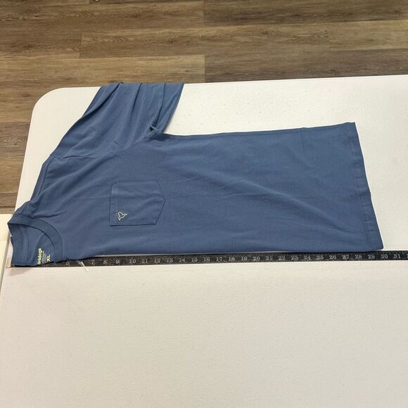 Birddogs Men’s Long Sleeve Pocket T-Shirt Blue XL Cotton Blend Crewneck Logo Tee - Picture 8 of 9